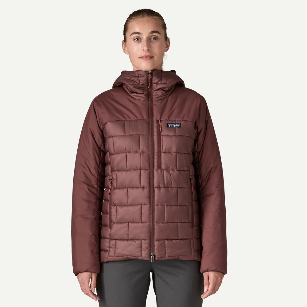Patagonia Hi-Loft Nano Puff Hoody, Women's Medium, Dark Ruby, NWT - Picture 3 of 4
